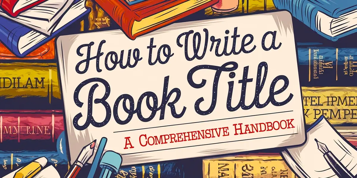 photo of How to Write a Book Title A Comprehensive Handbook