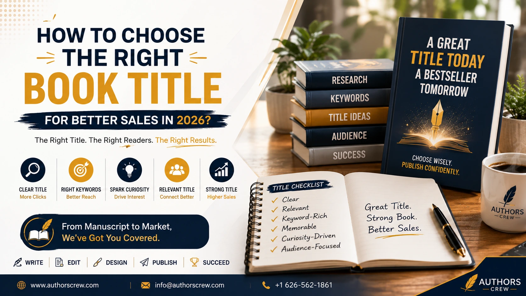 How to Choose the Right Book Title for Better Sales in 2026